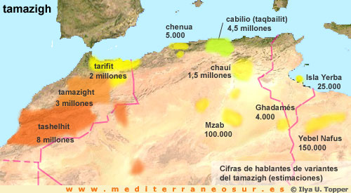 mapa tamazigh