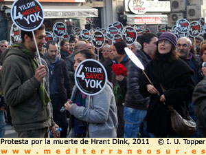 Protesta por Hrant Dink