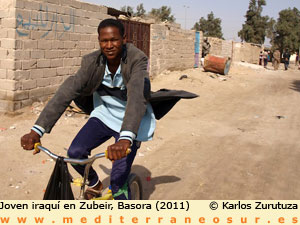 Negro iraqu en Basora