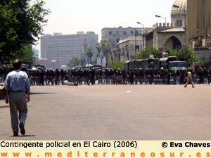 Policia en El Cairo