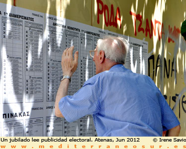 Votación en Grecia