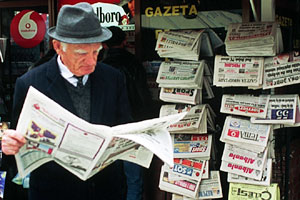 Kiosco en Albania