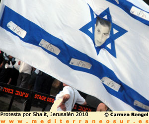 Manifestacion por Gilad Shalit