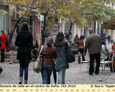 Calle en Sofia