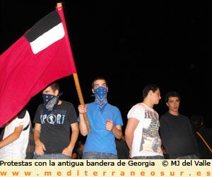 Protesta en Tiflis