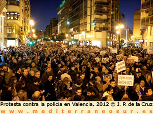 Policía en Valencia