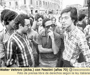 Veltroni con Pasolini